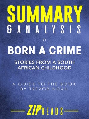 cover image of Summary & Analysis of Born a Crime